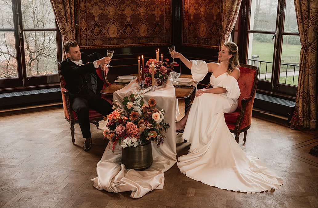 Styled Wedding Shoot op Kasteel Oud-Poelgeest